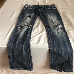 MISS ME BOOT CUT DENIM JEANS